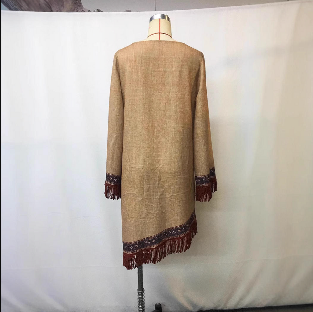 Vintage Boho Maxi Dress – Romantic, Elegant & Free-Spirited