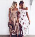 Off-Shoulder Maxi Dress – Romantic, Feminine & Effortlessly Elegant