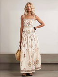 Boho Chic Ethnic Maxi Dress – Effortless Elegance & Free-Spirited Style